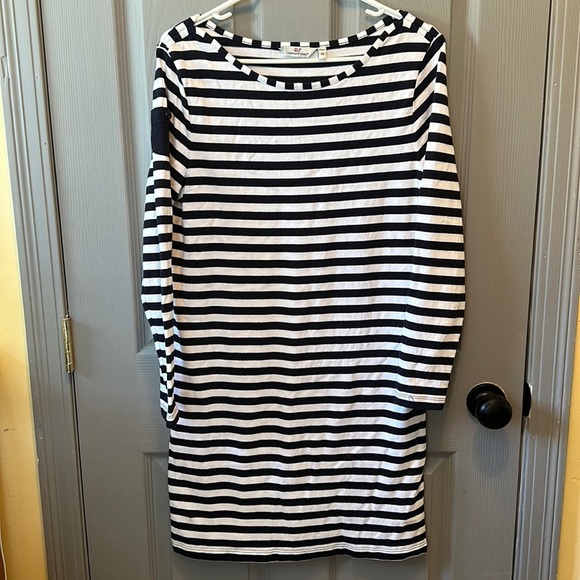 Vineyard Vines Stripe 3/4 sleeve dress - Picture 1 of 5
